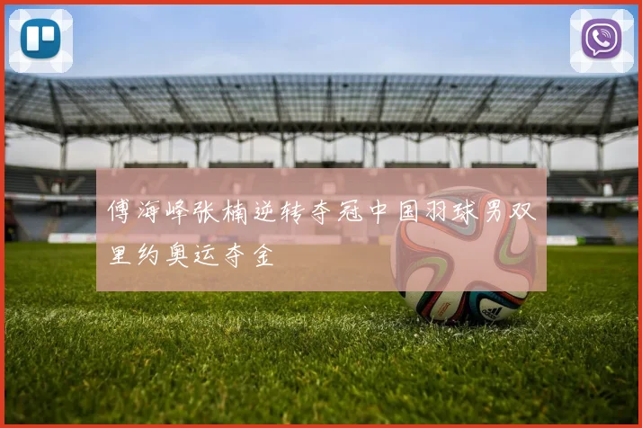 傅海峰张楠逆转夺冠中国羽球男双里约奥运夺金